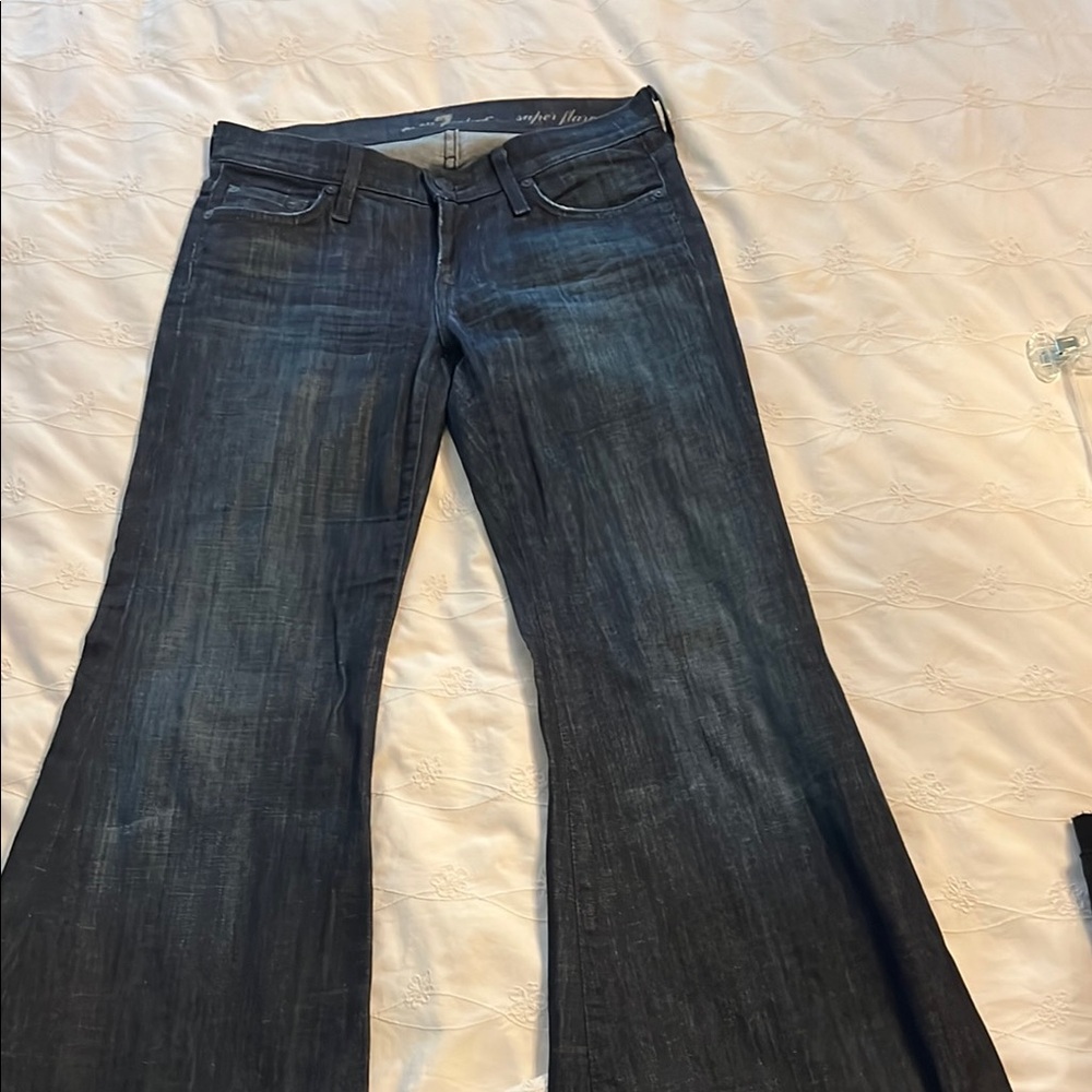 7 for All Mankind Women's Super Flare Jeans